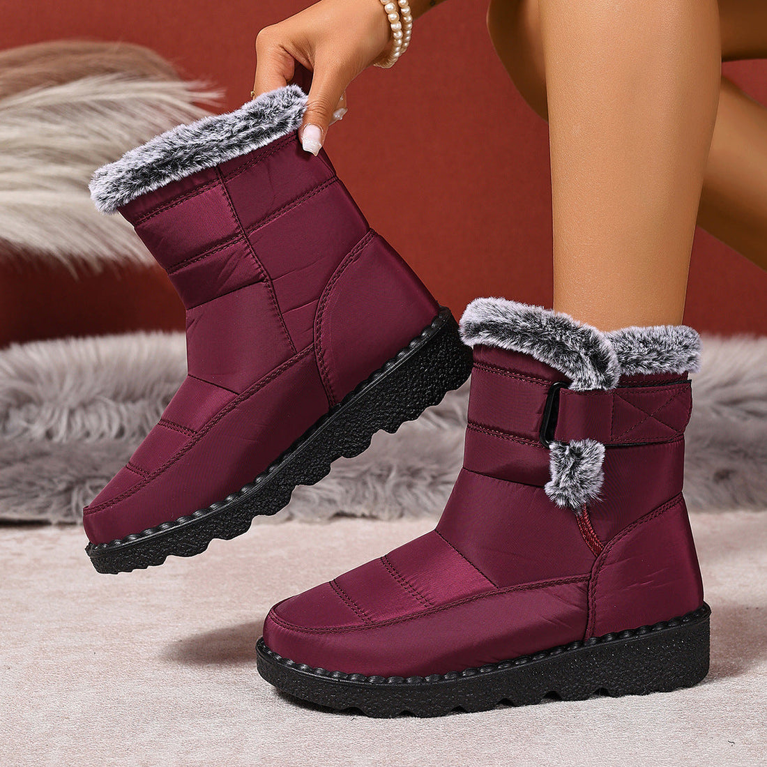 Denise - Bequeme wasserdichte Damen-Winterstiefel