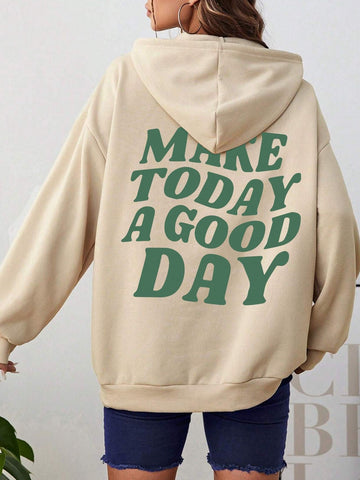 Margery - Modischer Damen-Hoodie aus Baumwolle mit Aussage