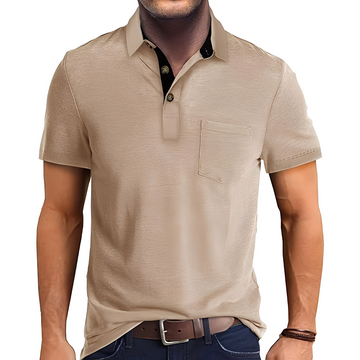 Abner - Klassisches Poloshirt mit kurzen Ärmeln für Männer