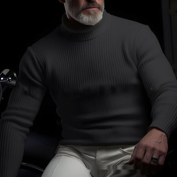 Randolf - Schicker, einfacher Männer-Rollkragenpullover