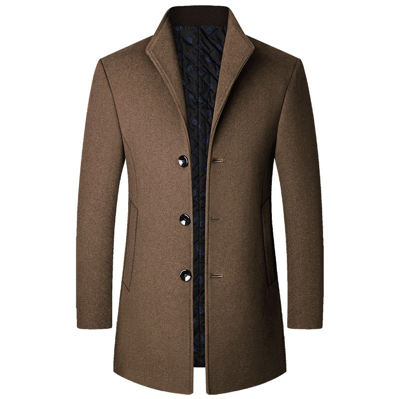 Colson - Eleganter langer Herren-Wollmantel