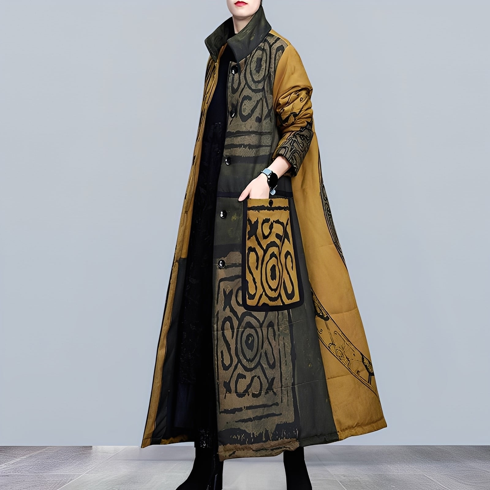 Ashlie - Bequeme Parka-Jacke mit hohem Kragen für Frauen