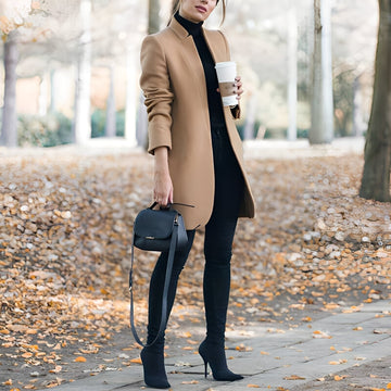 Jazmin - Bequemer, bunter Wollblazer für Damen