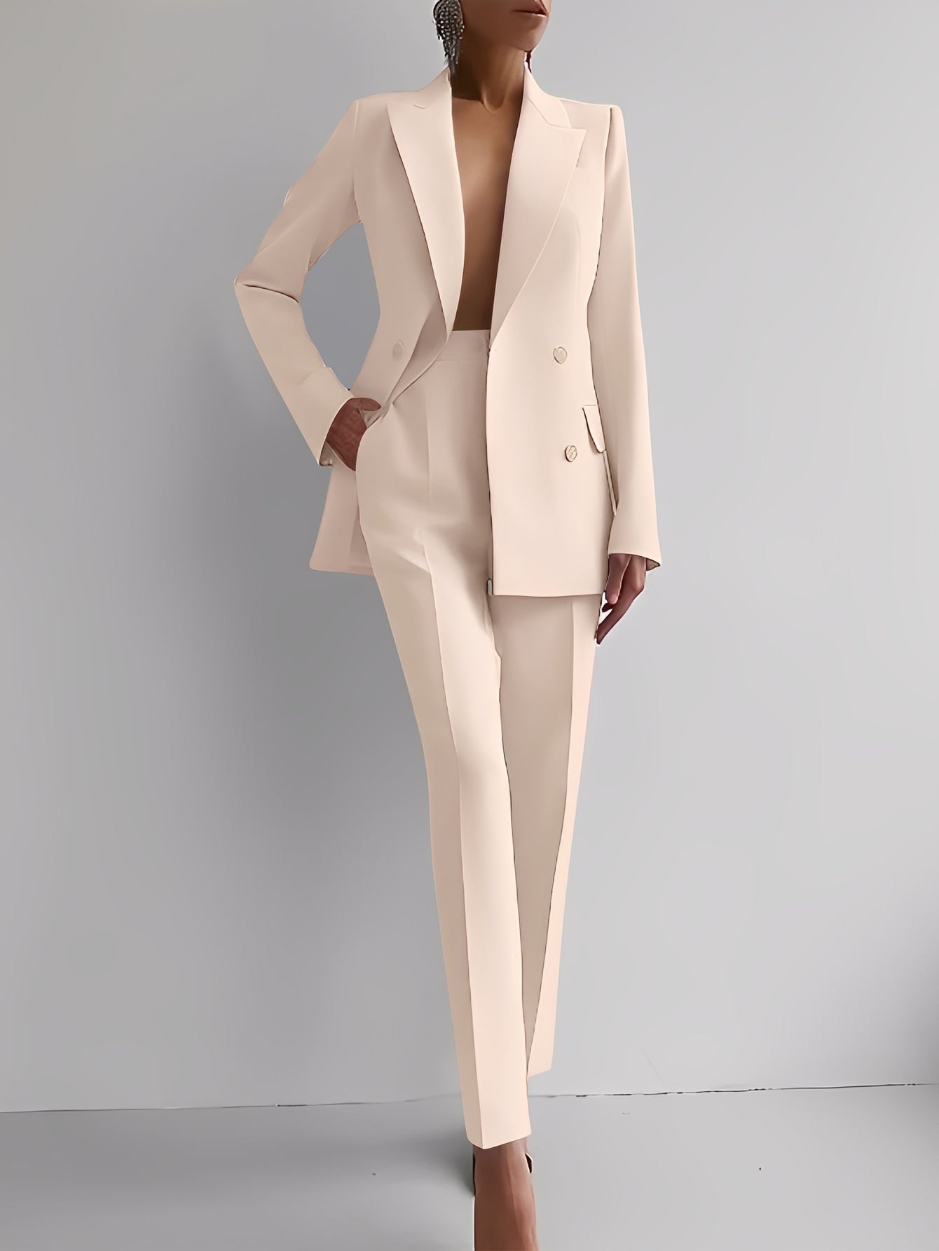 Nydia - Elegantes Slim-Fit-Set mit Blazer und Hose für Damen