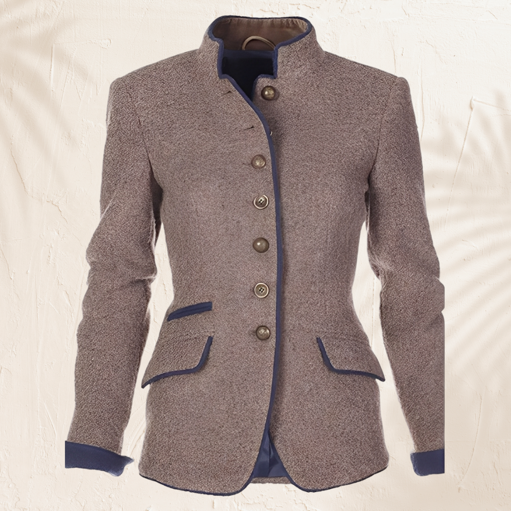Clémence – Elegante einfarbige Jacke Damen