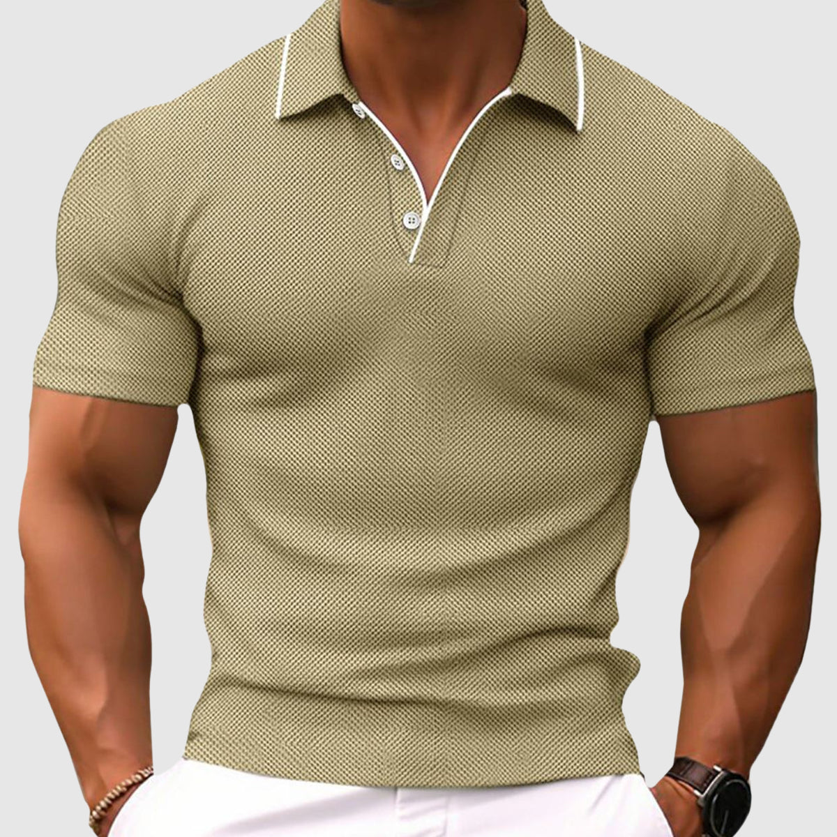 Jaren - Lockeres Slim-Fit-Poloshirt für Herren