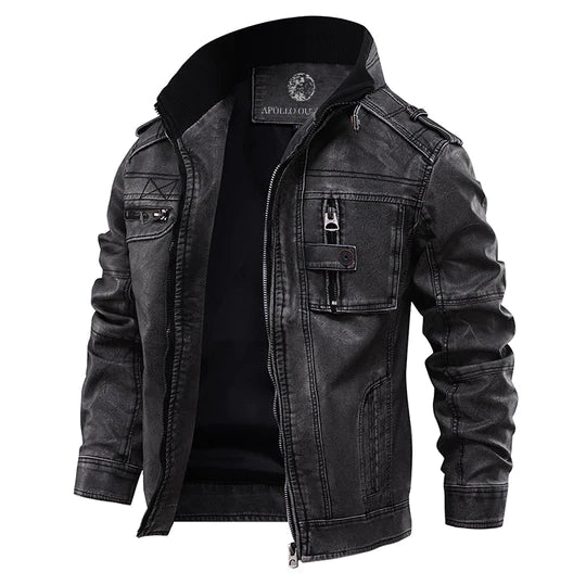 Franky - Klassische Herren Lederjacke