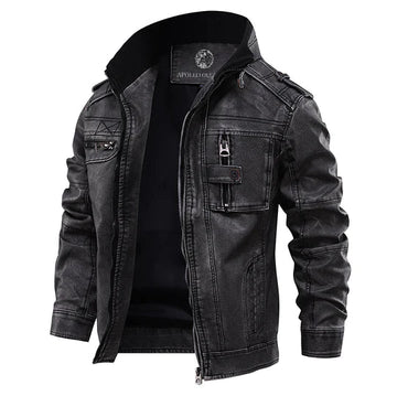 Franky - Klassische Herren Lederjacke
