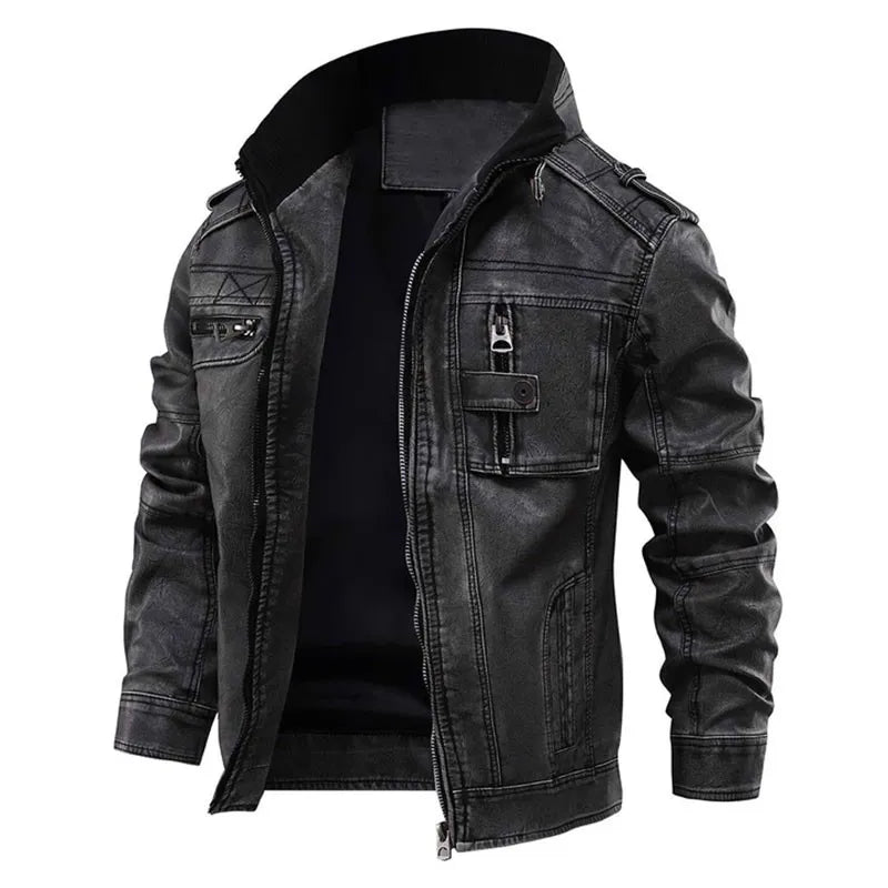 Pekka - Elegante Lederjacke Herren Herbst