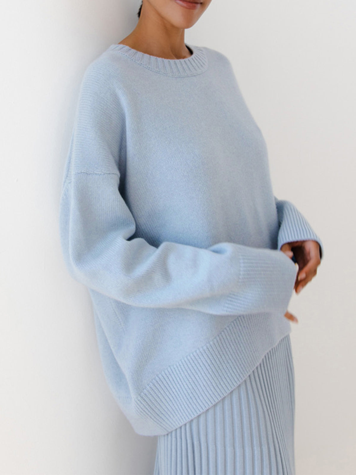 Amara – Übergroßer Pullover „Zuckerwatte“
