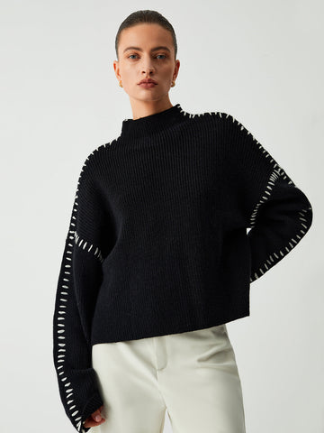 Theresa – Großer Rollkragenpullover