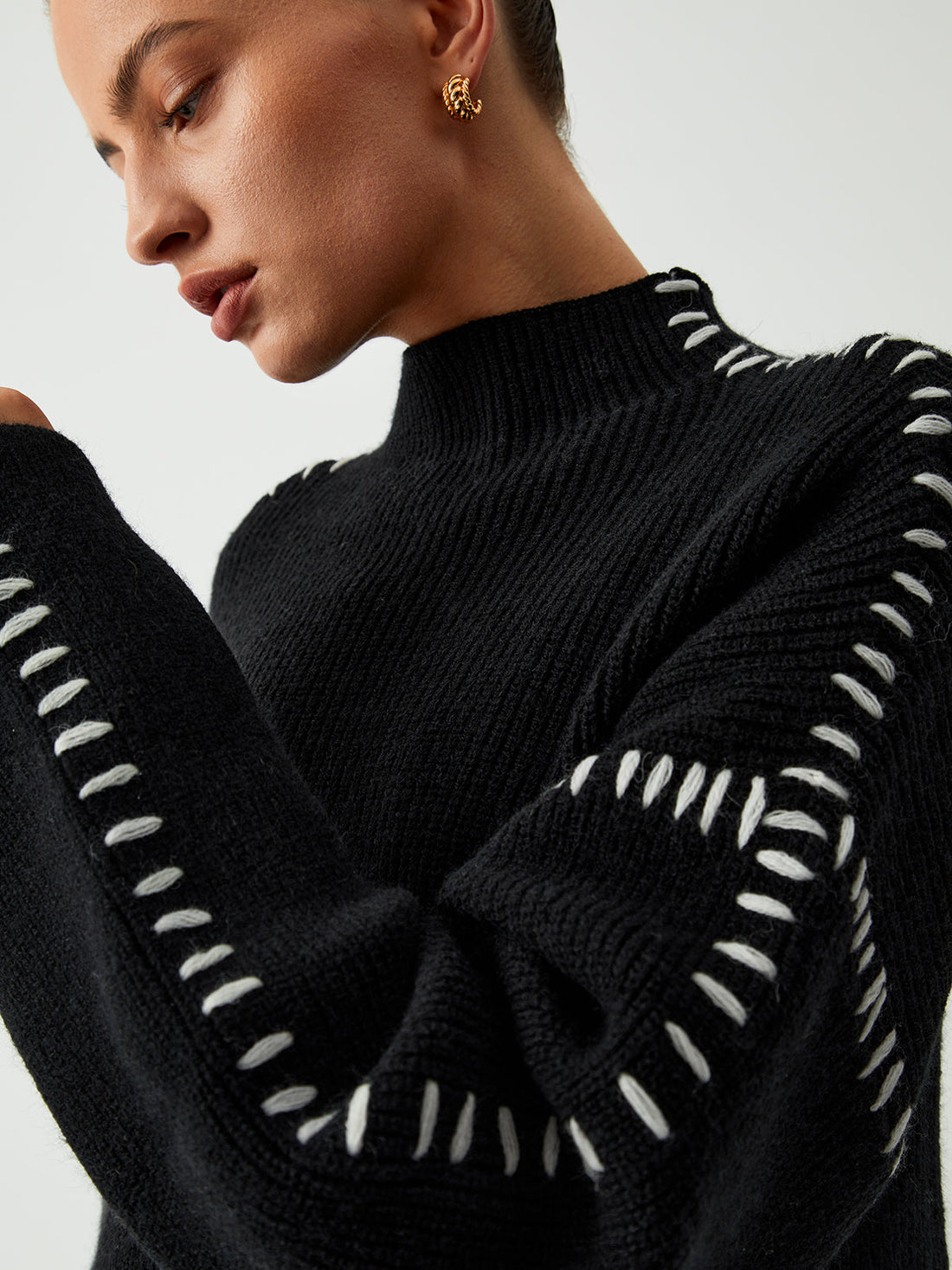 Theresa – Großer Rollkragenpullover