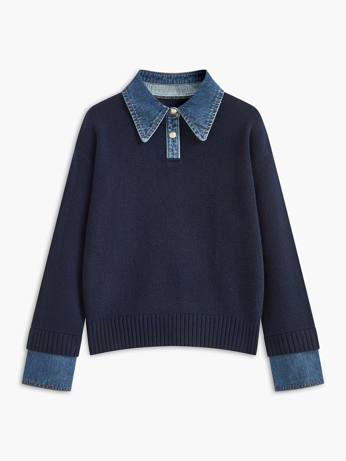 Nellie – 2-in-1 Pullover mit Revers-Panel