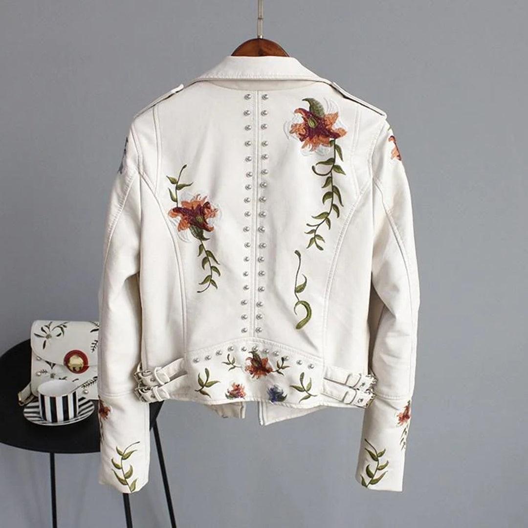 Amy - Damenjacke mit Blumenmuster