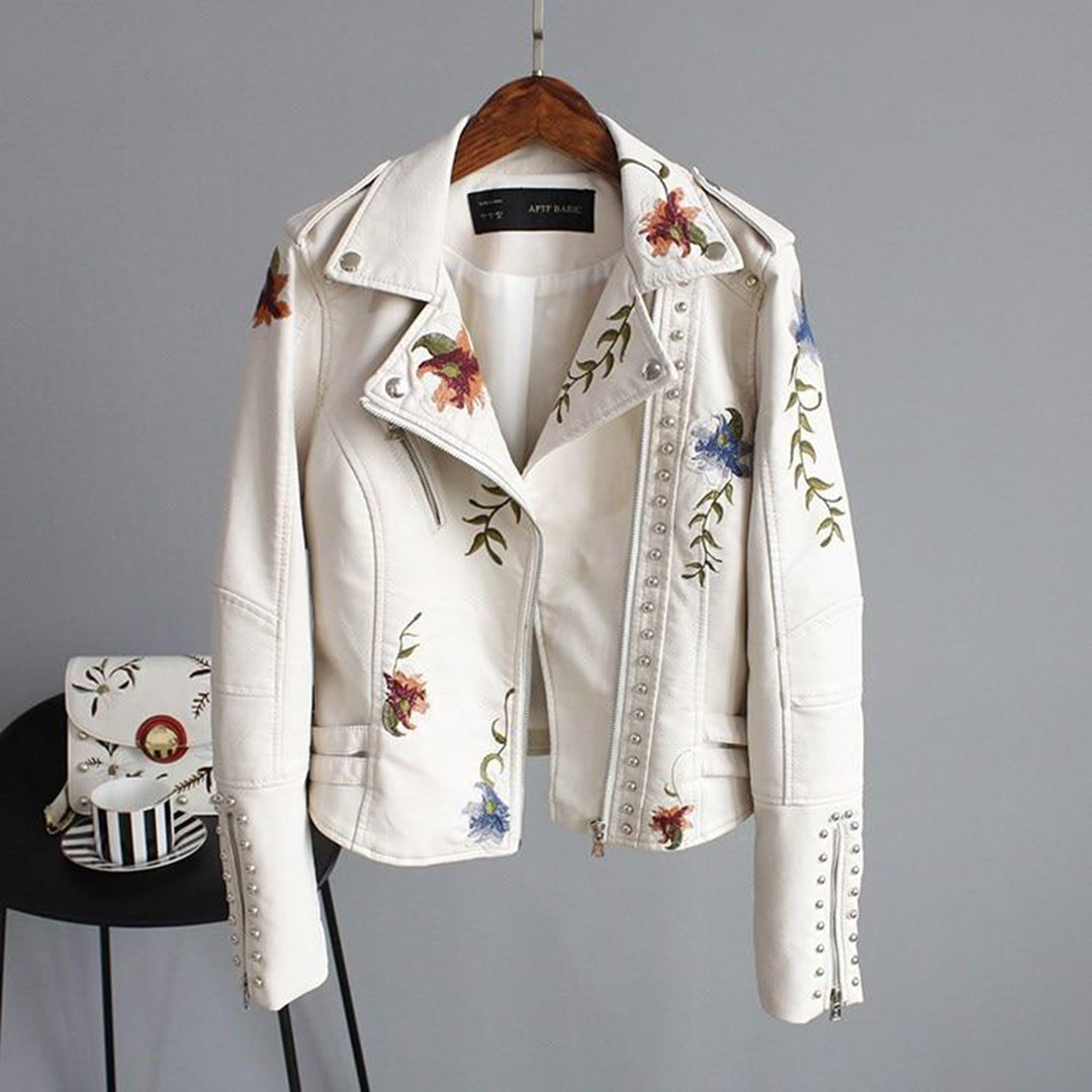 Amy - Damenjacke mit Blumenmuster