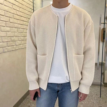 Ronan – Herren Strickjacke im Strickdesign