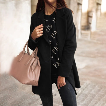 Haleth - Langer warmer Wintermantel für Damen