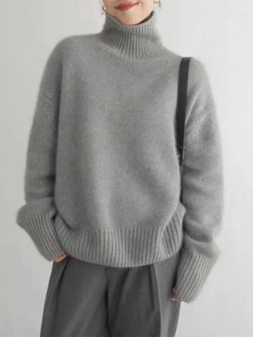Melody - Luxuriöser Kaschmir Rollkragenpullover Damen