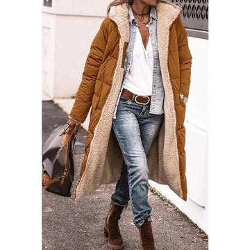 Guadalupe - Lässiger Kapuzenmantel aus Fleece