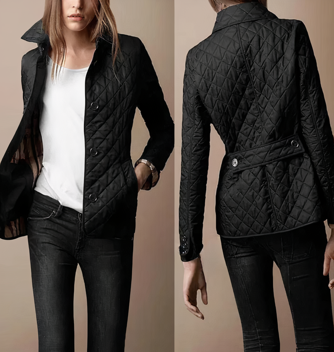 Evelyn – Jacke aus Seide und Baumwolle Damen