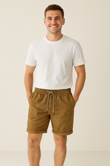 Jigs - Klassische Cord-Shorts, Entspannter Look