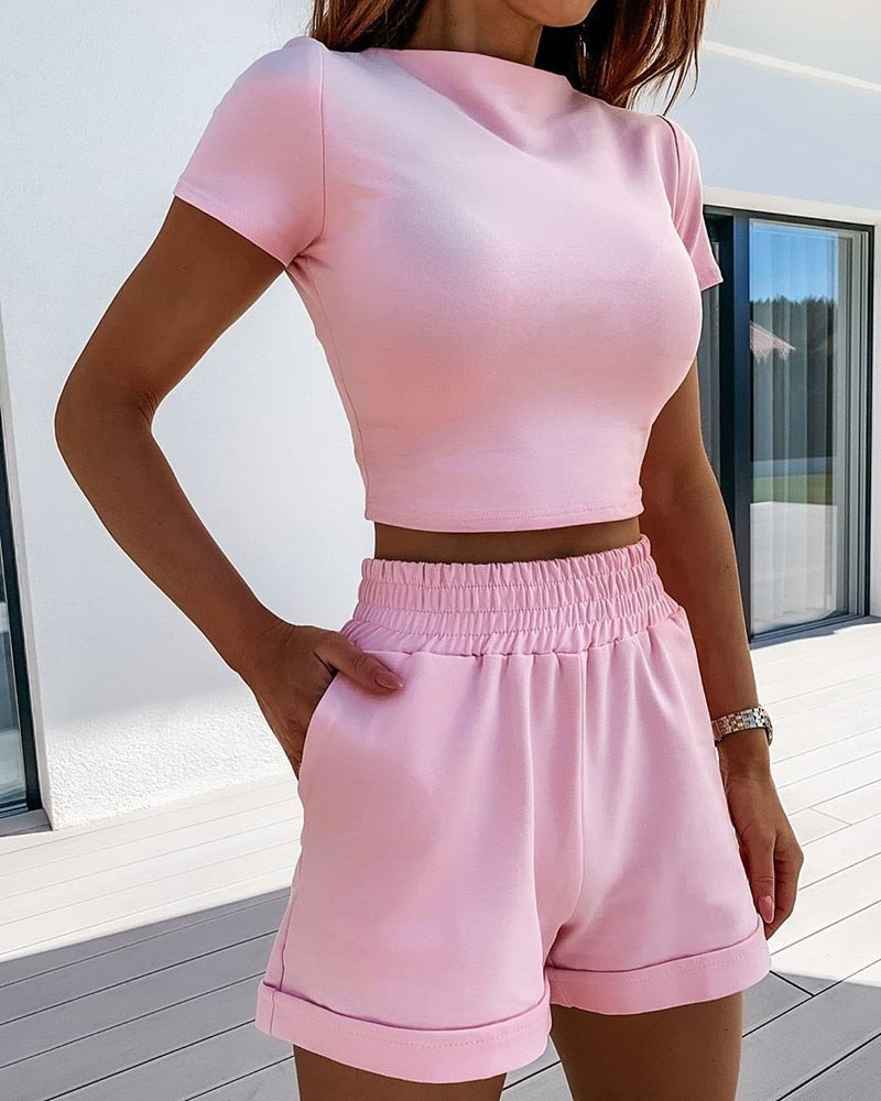 Georgina - 2-teiliges Damen-Sportset, Fitnessstudio, Laufen