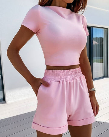 Georgina - 2-teiliges Damen-Sportset, Fitnessstudio, Laufen
