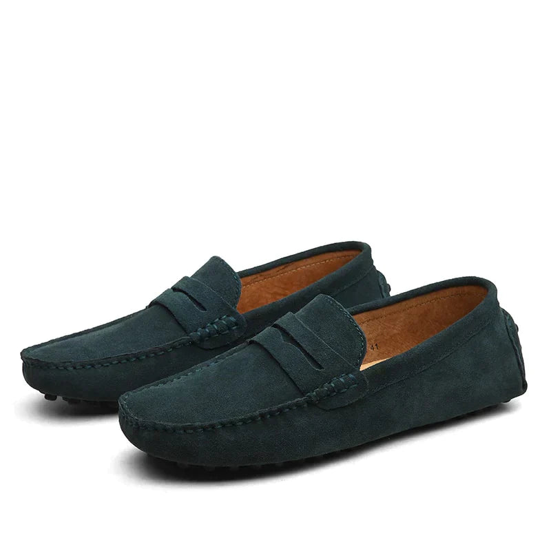 Jarl - Italienische Wildleder-Loafer für Herren