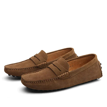 Jarl - Italienische Wildleder-Loafer für Herren