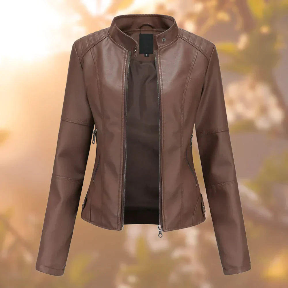 Hallec – Lederjacke Damen