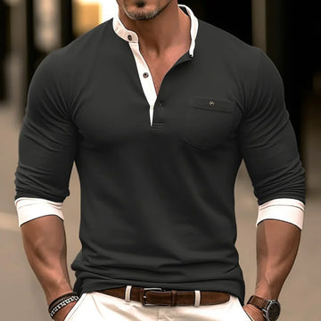 Majid - Stilvolles & bequemes Herren Langarmshirt