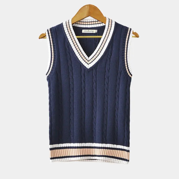 Édouard – Ärmelloser Pullover in Alt-Silber