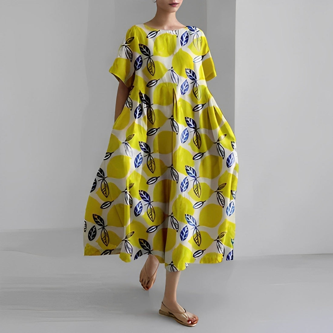 Chenoa - Blumenkleid Damen, Bequem & Sommerlich