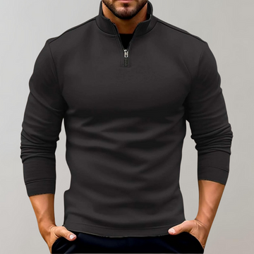 Alexei - Herren Pullover mit Reißverschluss
