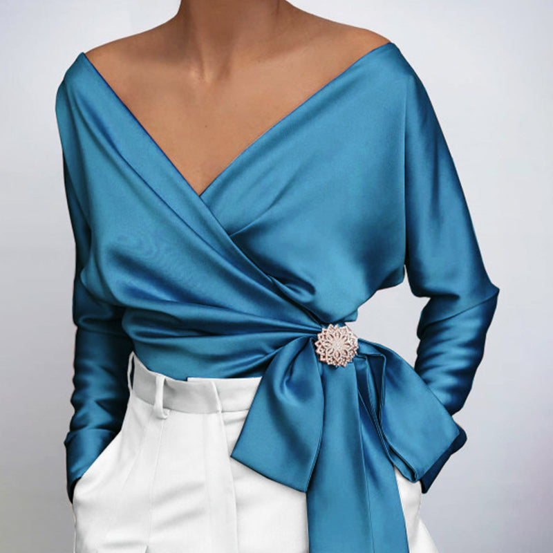 Davina - Eine elegante Bluse aus reiner Seide