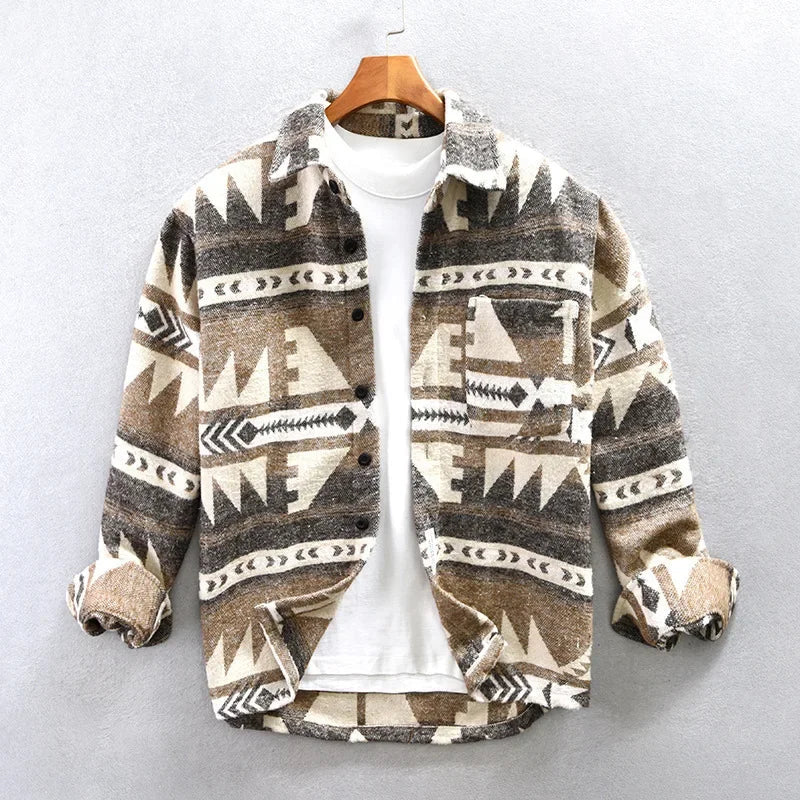 Leon – Azteken Jacke im Hemdstil