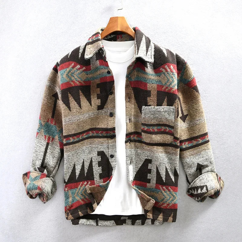 Leon – Azteken Jacke im Hemdstil