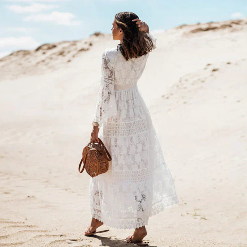 Arya - Maxikleid Boho Stil, Herbst & Frühling