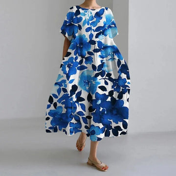 Chenoa - Blumenkleid Damen, Bequem & Sommerlich