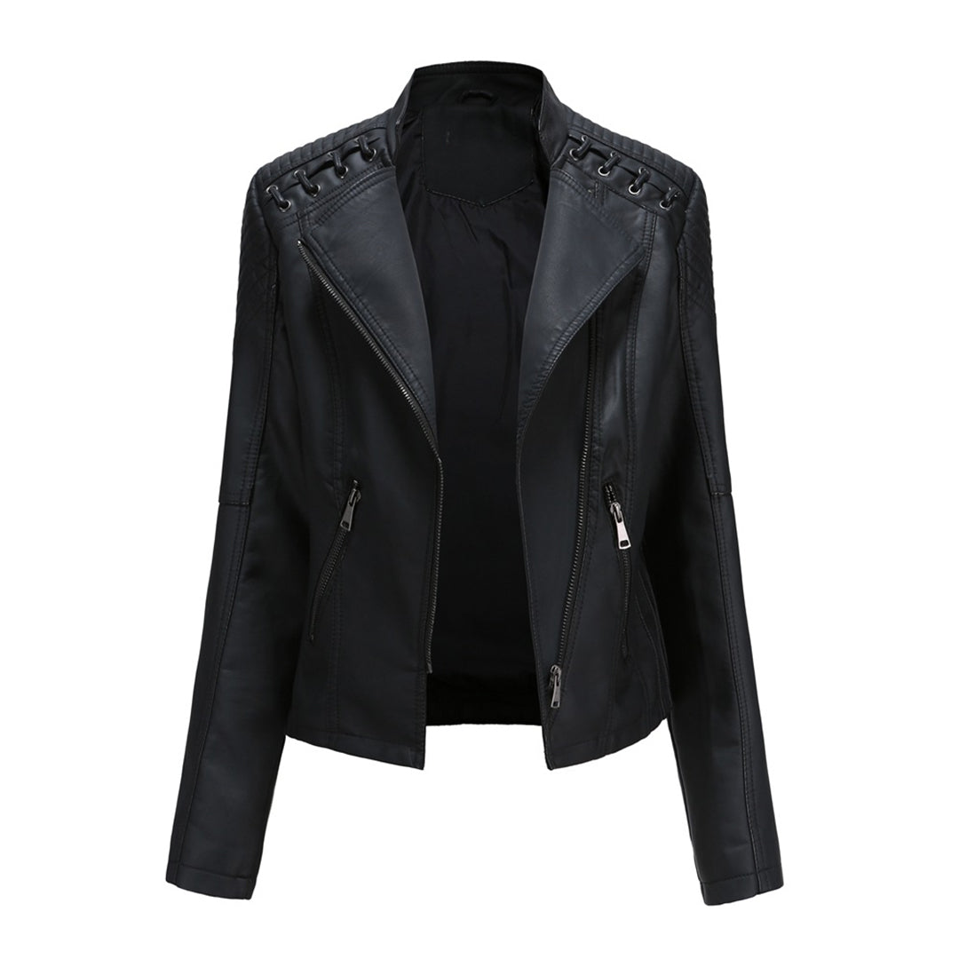 Katerina - Klassische Lederjacke Damen Herbst