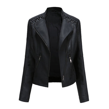Katerina - Klassische Lederjacke Damen Herbst
