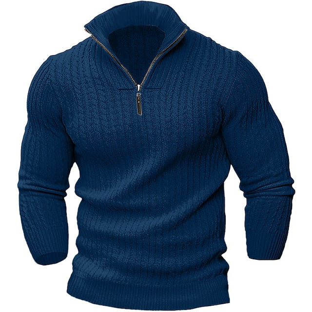 Sanji - Eleganter Herren Zipper-Pullover