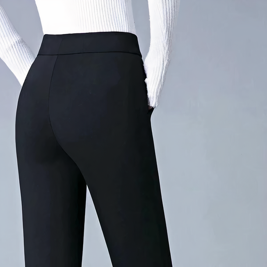 Wenda - Damenhose mit hohem Bund und elastischem Bund