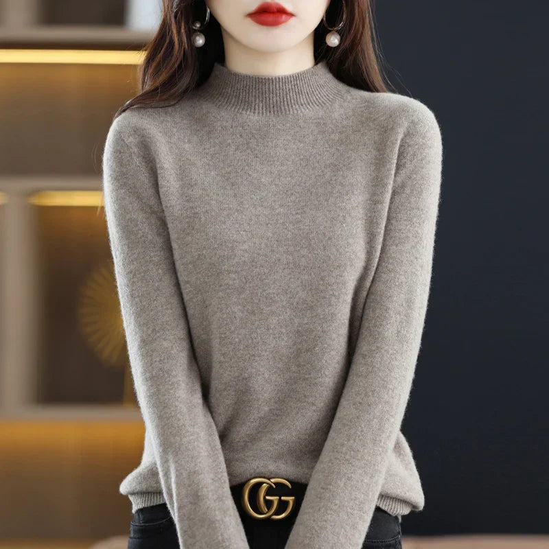 Carlotta – Eleganter Pullover mit Zopfmuster