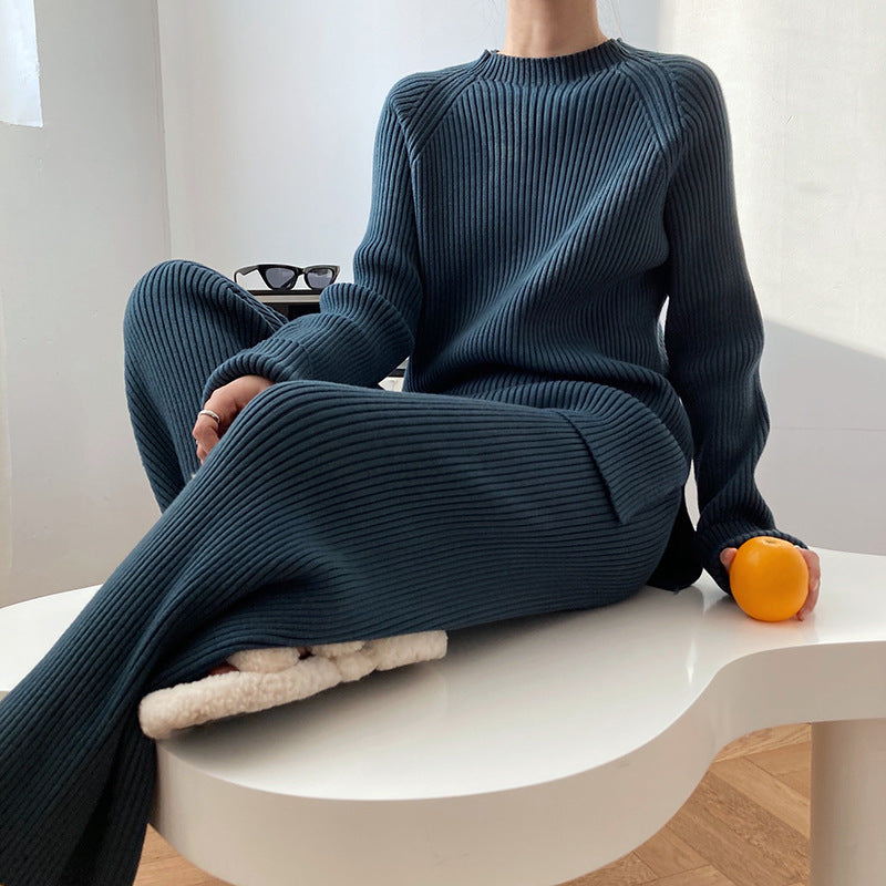 Winona - Bequemes, locker gestricktes Outfit-Set für Frauen