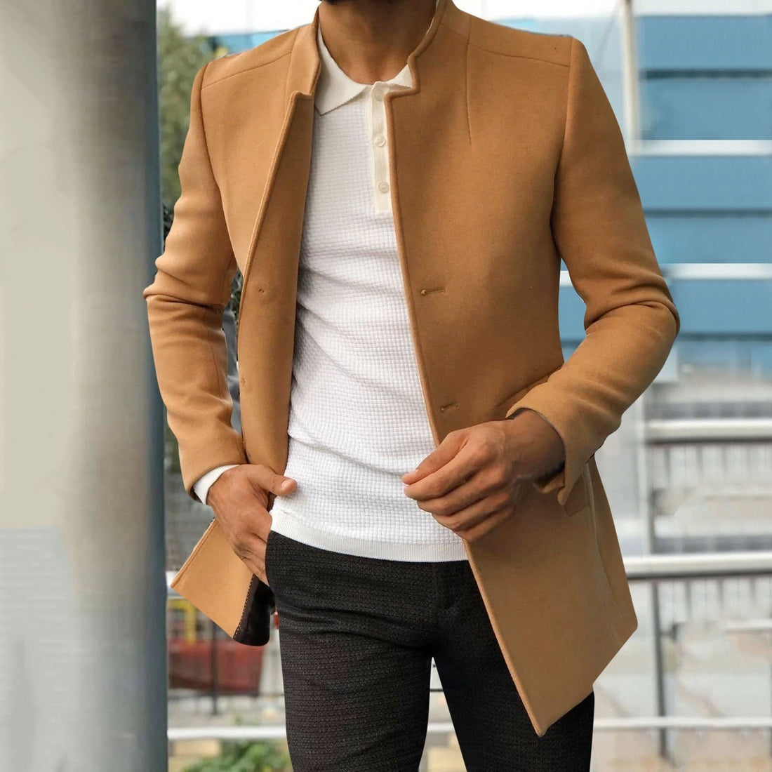 Maciello – Mantel Herren Herbst Winter