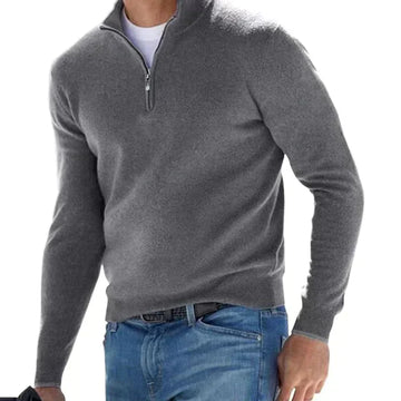 Agustín - Stilvoller Reißverschluss-Pullover für Herren