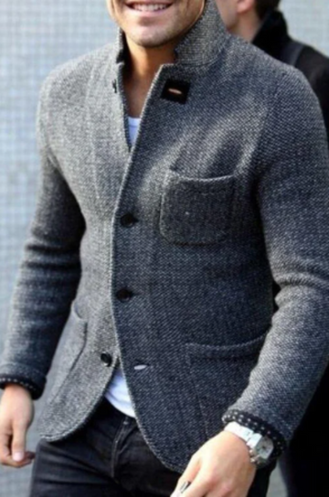 Colin - Weiche Strickjacke für Herren
