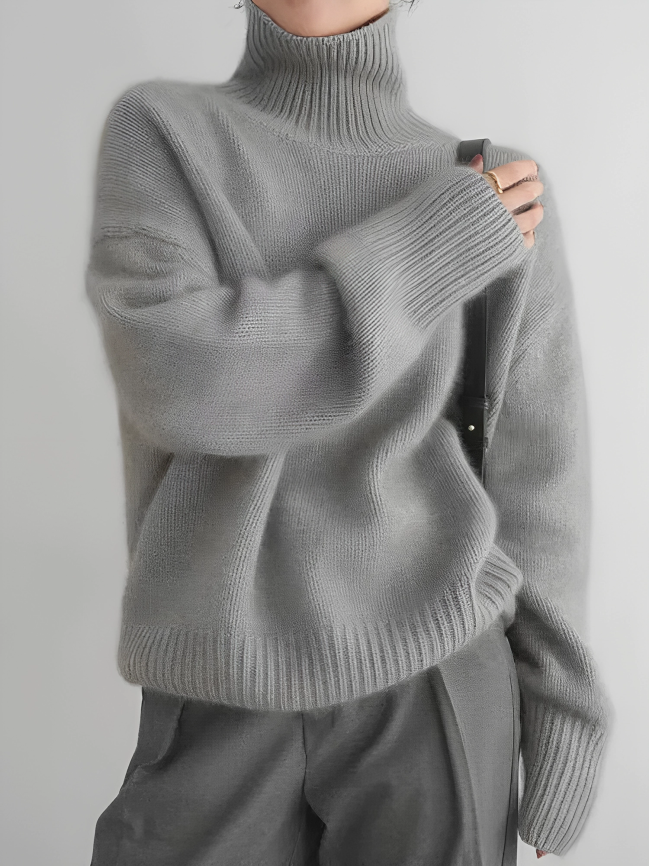 Rosamund - Luxuriöser Kaschmir-Rollkragenpullover