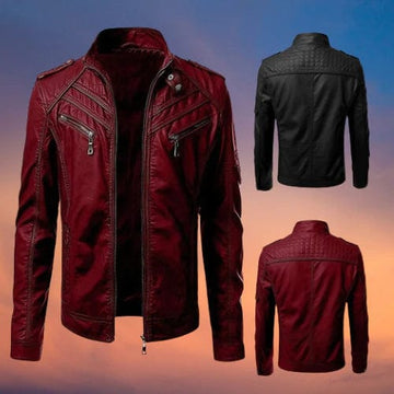Lucas - Luxuriöse Lederjacke im Modern-Look